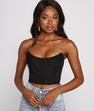 With fun and flirty details, The Classic Cropped Corset Top shows off your unique style for a trendy outfit for the summer season!