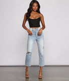 With fun and flirty details, The Classic Cropped Corset Top shows off your unique style for a trendy outfit for the summer season!