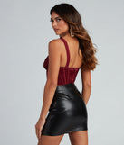 With fun and flirty details, Such A Babe Floral Burn Out Bustier shows off your unique style for a trendy outfit for the summer season!