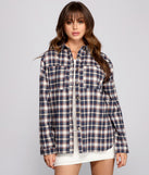 With fun and flirty details, Flannel Mood Button Down Top shows off your unique style for a trendy outfit for the summer season!