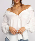 With fun and flirty details, Classic Cutie Oversized Button-Up Tunic shows off your unique style for a trendy outfit for the summer season!