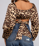 With fun and flirty details, Feline Fierce Leopard Print Crop Top shows off your unique style for a trendy outfit for the summer season!