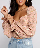 With fun and flirty details, Falling For Florals Puff Sleeve Crop Top shows off your unique style for a trendy outfit for the summer season!