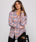With fun and flirty details, Effortlessly Edgy Mood Button-Up Flannel Tunic shows off your unique style for a trendy outfit for the summer season!