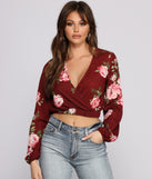 With fun and flirty details, Sweet Intentions Floral Crop Top shows off your unique style for a trendy outfit for the summer season!