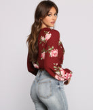 With fun and flirty details, Sweet Intentions Floral Crop Top shows off your unique style for a trendy outfit for the summer season!