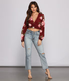 With fun and flirty details, Sweet Intentions Floral Crop Top shows off your unique style for a trendy outfit for the summer season!