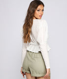 With fun and flirty details, Effortless And Chic Eyelet Detail Top shows off your unique style for a trendy outfit for the summer season!