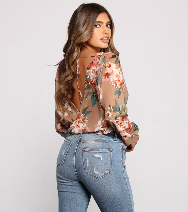 With fun and flirty details, Sweet And Stylish Floral Bodysuit shows off your unique style for a trendy outfit for the summer season!