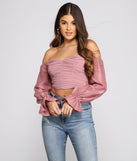 With fun and flirty details, Bohemian Crochet Cutie Crop Top shows off your unique style for a trendy outfit for the summer season!