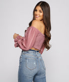 With fun and flirty details, Bohemian Crochet Cutie Crop Top shows off your unique style for a trendy outfit for the summer season!