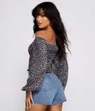 With fun and flirty details, Feelin' Flirty Ditsy Floral Crop Top shows off your unique style for a trendy outfit for the summer season!