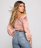 With fun and flirty details, Effortless Style Floral Crop Top shows off your unique style for a trendy outfit for the summer season!