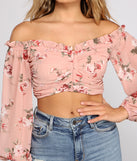 With fun and flirty details, Effortless Style Floral Crop Top shows off your unique style for a trendy outfit for the summer season!