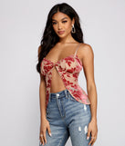 With fun and flirty details, Floral Babe Burnout Babydoll Top shows off your unique style for a trendy outfit for the summer season!