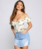With fun and flirty details, Blooming Beauty Floral Corset Top shows off your unique style for a trendy outfit for the summer season!