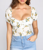 With fun and flirty details, Blooming Beauty Floral Corset Top shows off your unique style for a trendy outfit for the summer season!