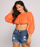 With fun and flirty details, Effortless And Chic Crop Top shows off your unique style for a trendy outfit for the summer season!
