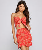 With fun and flirty details, Such A Charmer Ditsy Floral Smocked Tube Top shows off your unique style for a trendy outfit for the summer season!