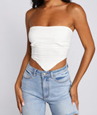 With fun and flirty details, Curves Ahead Tube Top shows off your unique style for a trendy outfit for the summer season!