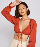 With fun and flirty details, Such A Sweetheart Crop Top shows off your unique style for a trendy outfit for the summer season!