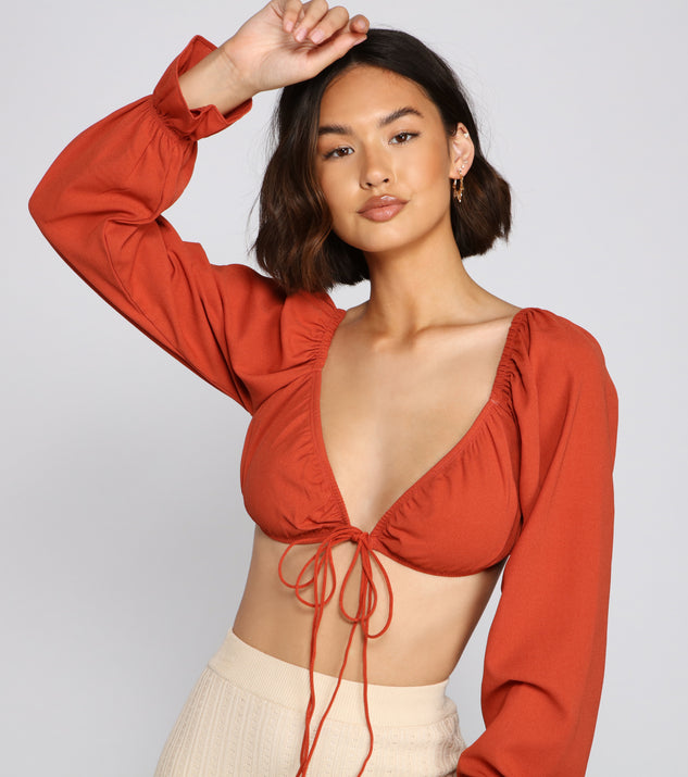 With fun and flirty details, Such A Sweetheart Crop Top shows off your unique style for a trendy outfit for the summer season!