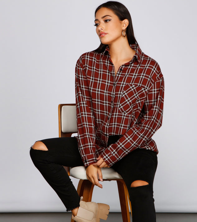 With fun and flirty details, Mad About It Plaid Button Down Shirt shows off your unique style for a trendy outfit for the summer season!