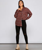With fun and flirty details, Mad About It Plaid Button Down Shirt shows off your unique style for a trendy outfit for the summer season!