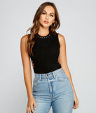 With fun and flirty details, Bring The Edge Studded Bodysuit shows off your unique style for a trendy outfit for the summer season!