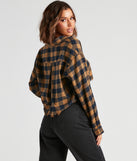 With fun and flirty details, Plaid Mood Button Up Flannel Top shows off your unique style for a trendy outfit for the summer season!