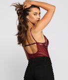 With fun and flirty details, Sultry-Chic Eyelash Lace Bustier Bodysuit shows off your unique style for a trendy outfit for the summer season!