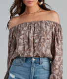 With fun and flirty details, Effortless Beauty Boho Cropped Blouse shows off your unique style for a trendy outfit for the summer season!