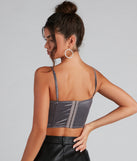 With fun and flirty details, Sleek And Fab Satin Crop Top shows off your unique style for a trendy outfit for the summer season!