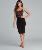With fun and flirty details, Fierce Leopard Velvet Burnout Corset shows off your unique style for a trendy outfit for the summer season!