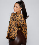 With fun and flirty details, Chic Look Leopard Print Crop Top shows off your unique style for a trendy outfit for the summer season!