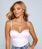 With fun and flirty details, Captivating And Chic Satin Bodysuit shows off your unique style for a trendy outfit for the summer season!
