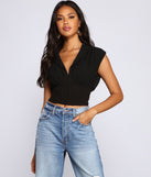 With fun and flirty details, Preppy And Chic Crop Top shows off your unique style for a trendy outfit for the summer season!