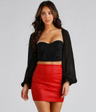 Reign In The Night Heatstone Chiffon Top creates the perfect New Year’s Eve Outfit or new years dress with stylish details in the latest trends to ring in 2023!