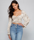 With fun and flirty details, Trendy Moment Drawstring Crop Top shows off your unique style for a trendy outfit for the summer season!
