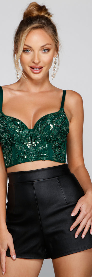 With fun and flirty details, Beautifully Beaded Cropped Bustier shows off your unique style for a trendy outfit for the summer season!
