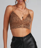 You’ll look stunning in the Glitzy Moment Sequin Knit Top when paired with its matching separate to create a glam clothing set perfect for parties, date nights, concert outfits, back-to-school attire, or for any summer event!