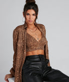 With fun and flirty details, Glitzy Moment Sequin Knit Top shows off your unique style for a trendy outfit for the summer season!