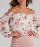With fun and flirty details, Day Soiree Floral Chiffon Blouse shows off your unique style for a trendy outfit for the summer season!