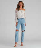 With fun and flirty details, Flower Bundles Chiffon Blouse shows off your unique style for a trendy outfit for the summer season!