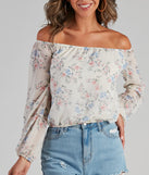 With fun and flirty details, Flower Bundles Chiffon Blouse shows off your unique style for a trendy outfit for the summer season!