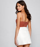 With fun and flirty details, Stunning And Chic Cropped Corset shows off your unique style for a trendy outfit for the summer season!