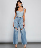 With fun and flirty details, That Next Glam Look Crop Top shows off your unique style for a trendy outfit for the summer season!