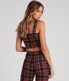 With fun and flirty details, Perfect In Plaid Crop Tank shows off your unique style for a trendy outfit for the summer season!