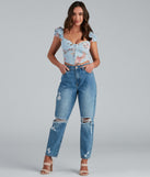 With fun and flirty details, Falling For Floral Poplin Corset shows off your unique style for a trendy outfit for the summer season!