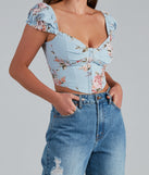 With fun and flirty details, Falling For Floral Poplin Corset shows off your unique style for a trendy outfit for the summer season!